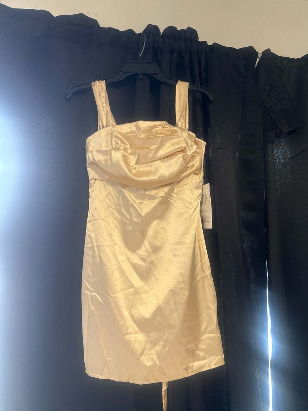 Satin Mini Dress